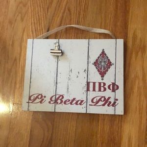 PI BETA PHI PLAQUE